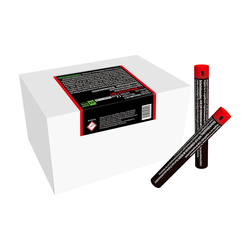 Bengallicht Rot, 25er Pack