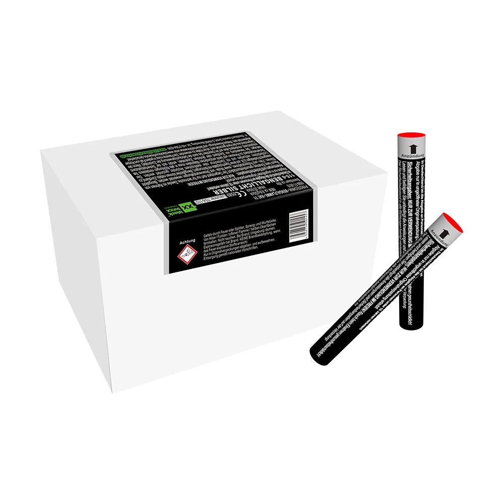 Bengallicht Silber, 25er Pack
