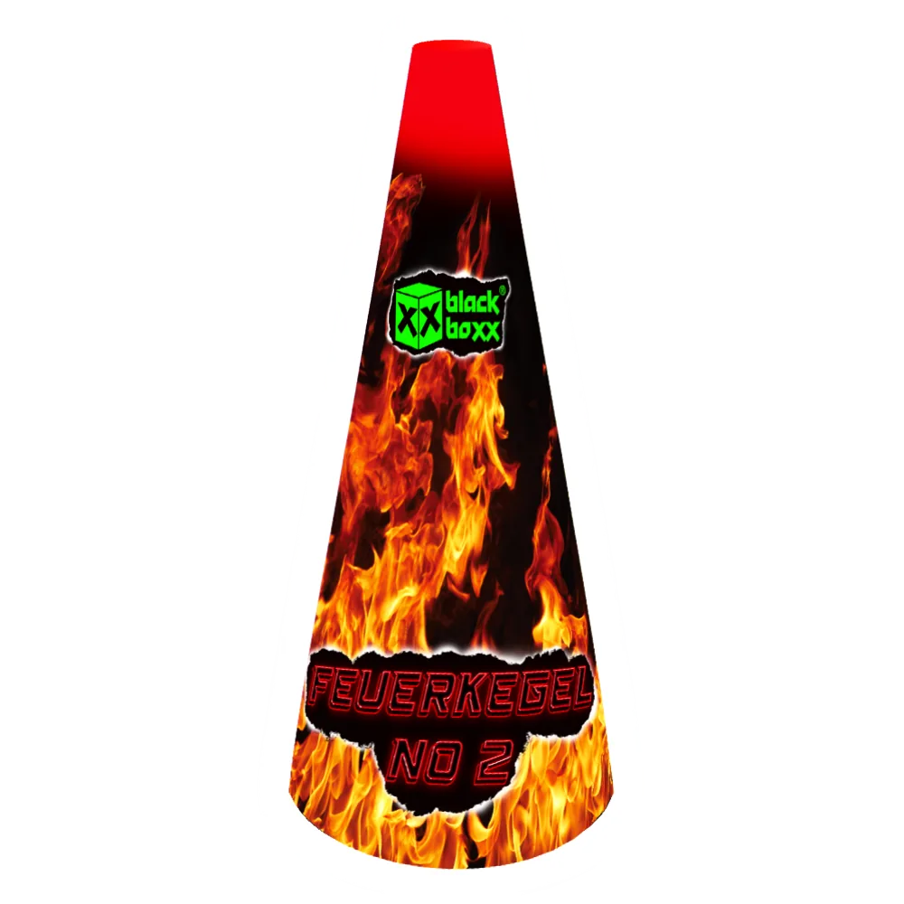 Feuerkegel No.2, Rot