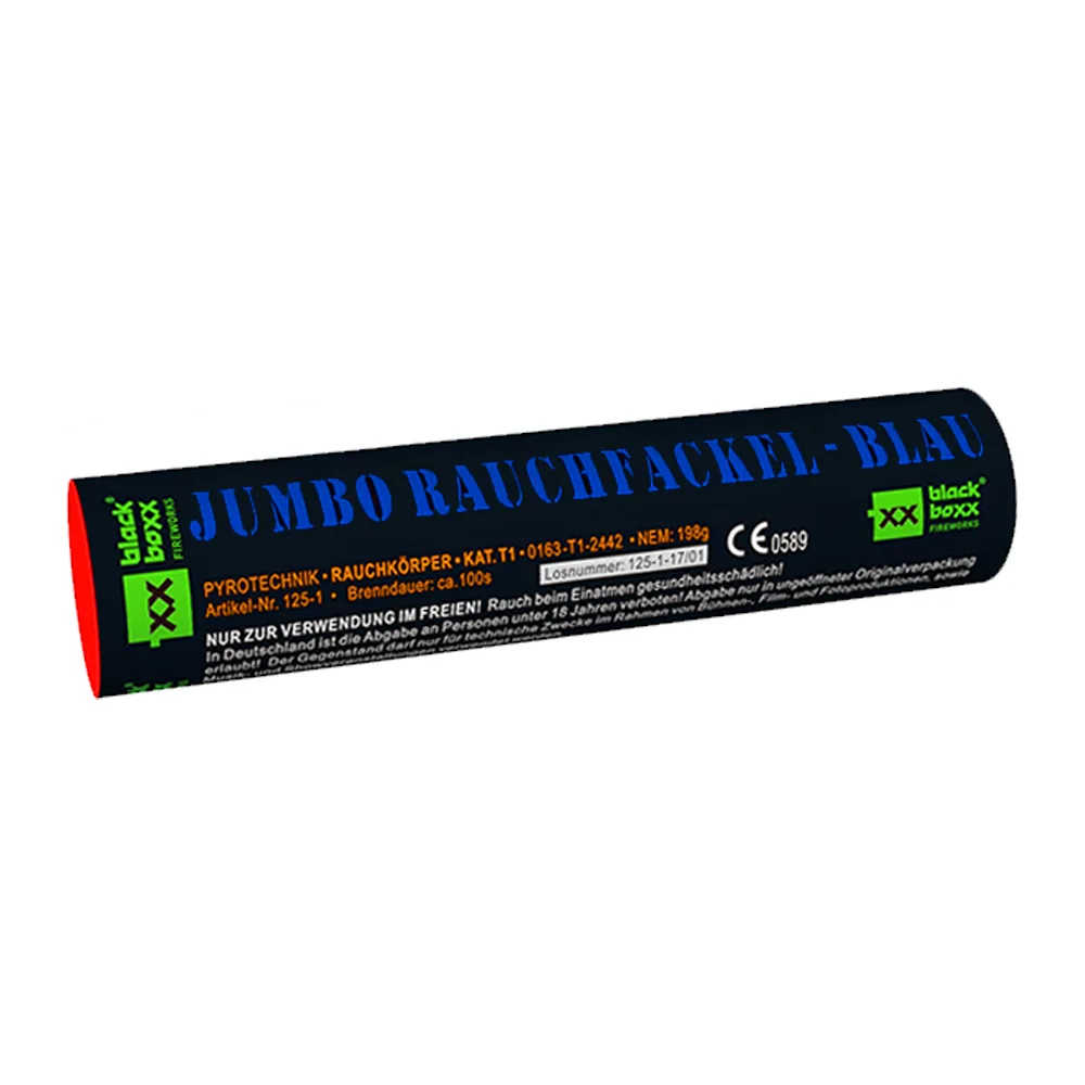 Jumbo Rauchfackel, Blau
