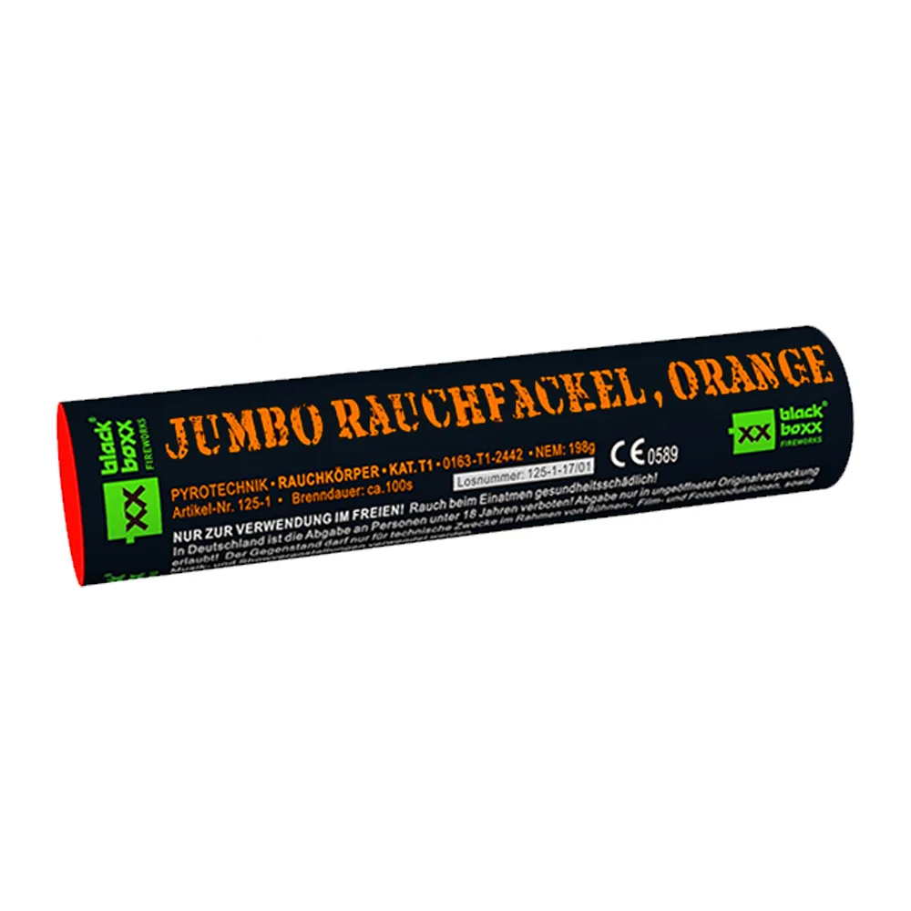Jumbo Rauchfackel, Orange