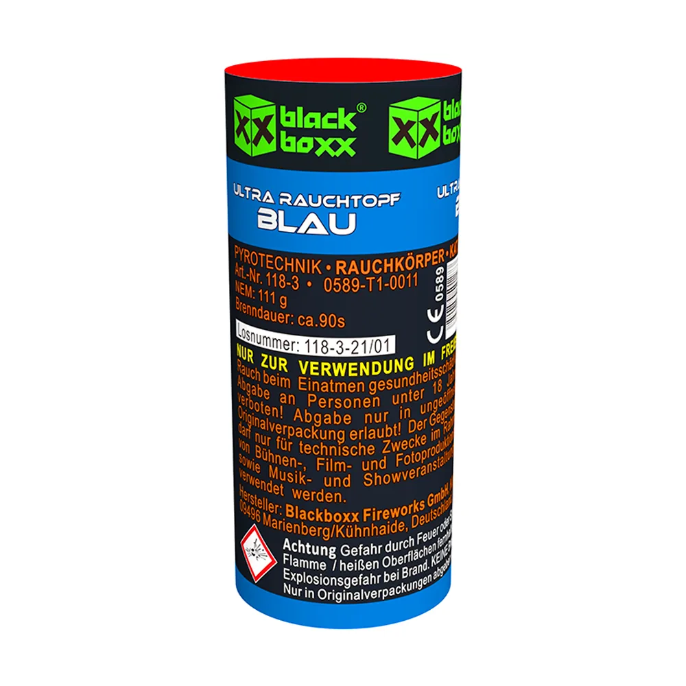 Ultra Rauchtopf Blau