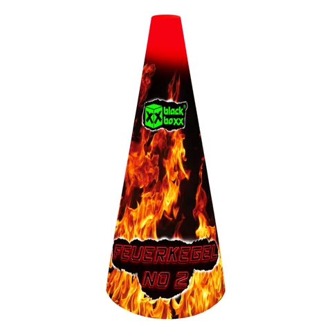 Feuerkegel No.2, Rot