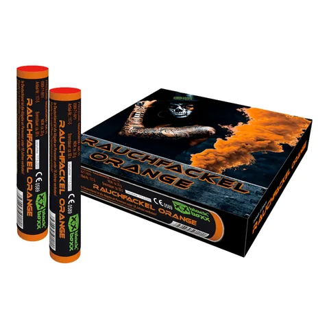 Rauchfackel Orange, 5er Pack