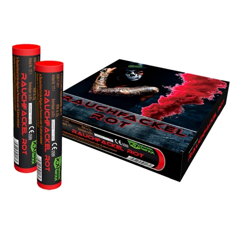 Rauchfackel Rot, 5er Pack