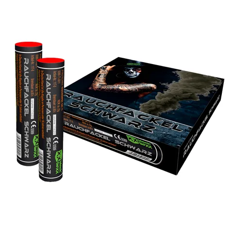 Rauchfackel Schwarz, 5er Pack