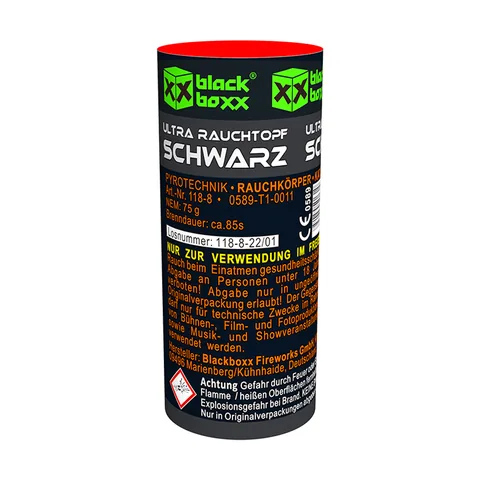 Ultra Rauchtopf Schwarz