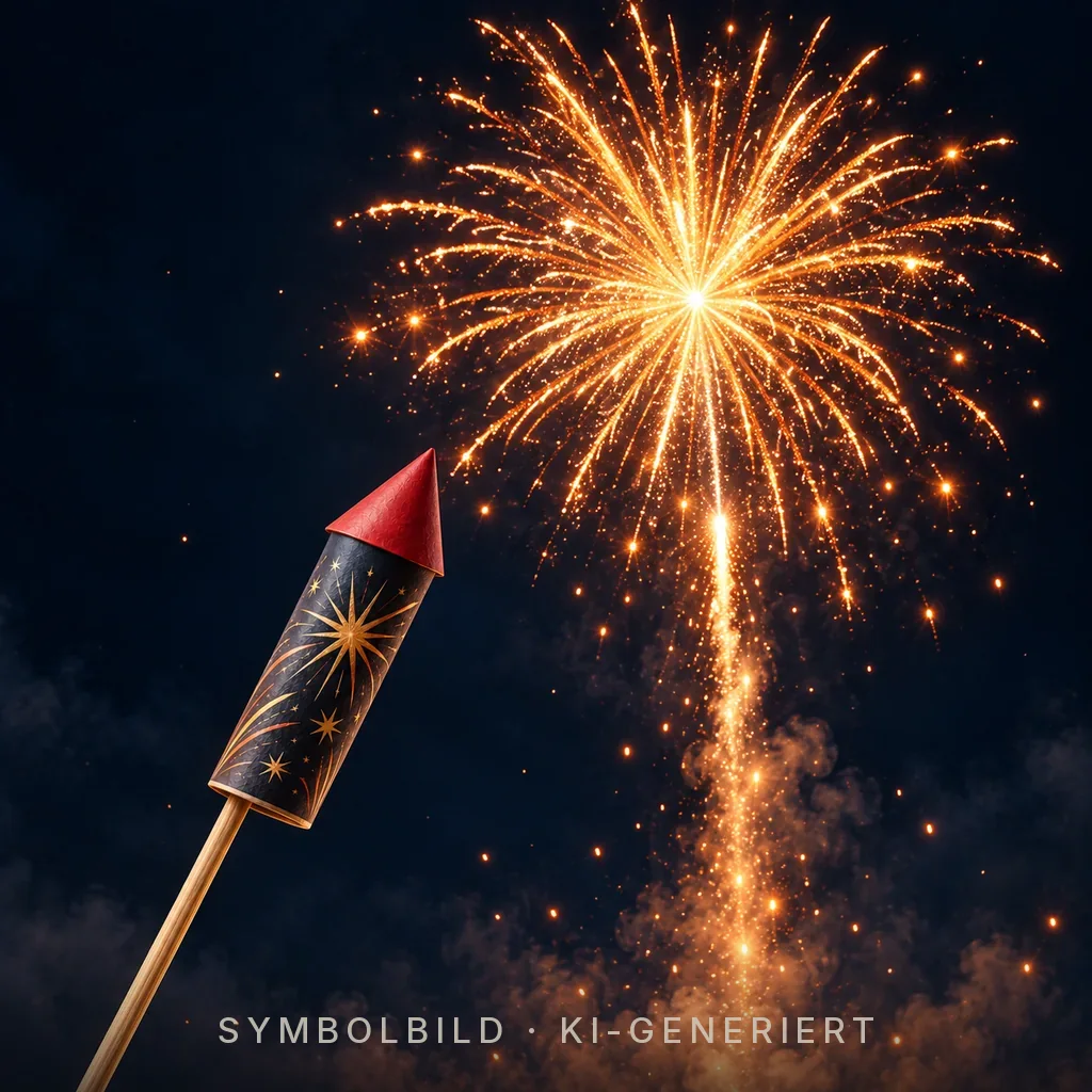 Symbolbild Rakete (KI-generiert), nicht der Artikel selbst